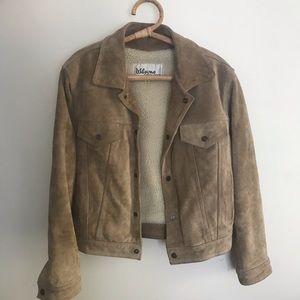 Wilson’s vintage suede jacket